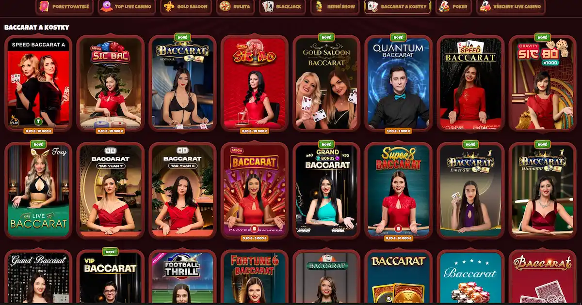 Live Baccarat v Magius Casino – Speed Baccarat a Squeeze Baccarat